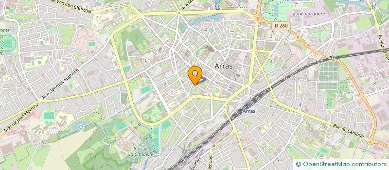 localisation de l'entreprise IMMO VAL à ARRAS