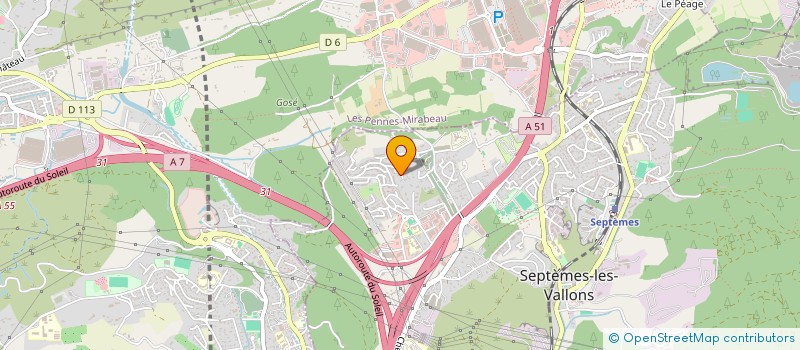localisation de l'entreprise IMMO-VAL à SEPTEMES-LES-VALLONS