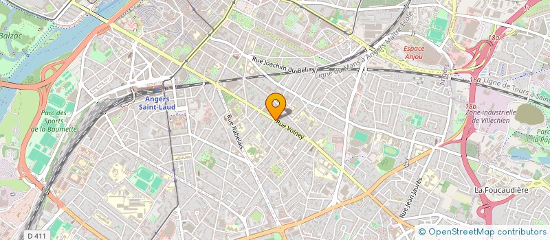 localisation de l'entreprise IMMO VALO RENO à ANGERS