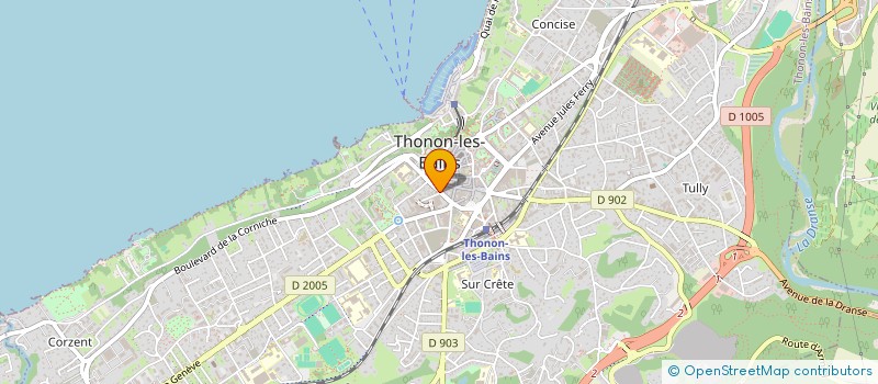 localisation de l'entreprise IMMO VAM  THONON-LES-BAINS