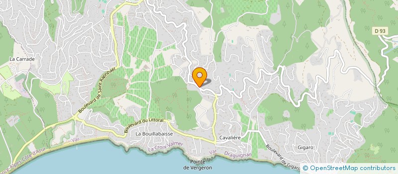 localisation de l'entreprise IMMO VAROIS  LA CROIX-VALMER