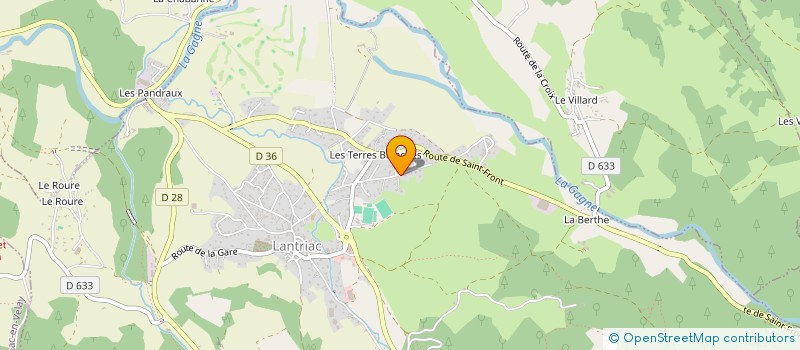 localisation de l'entreprise IMMO VELAY AUVERGNE  LANTRIAC