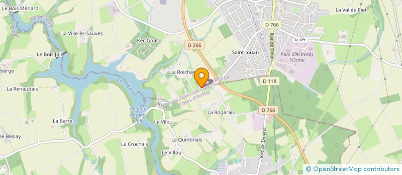 localisation de l'entreprise IMMO VENTES  PLEURTUIT