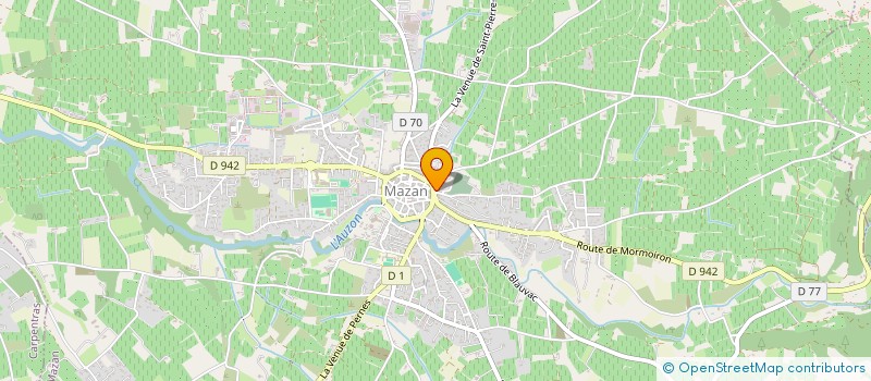 localisation de l'entreprise IMMO VENTOUX à MAZAN