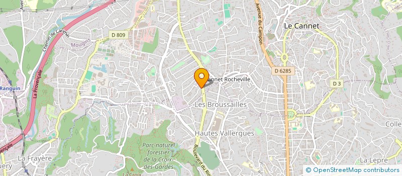 localisation de l'entreprise IMMO VERSAS à LE CANNET