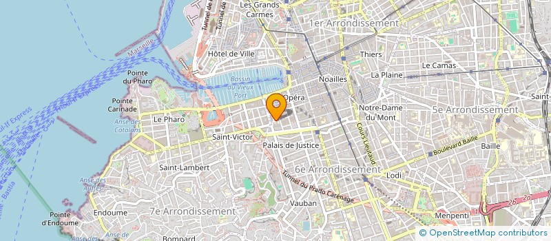 localisation de l'entreprise IMMO VF à MARSEILLE