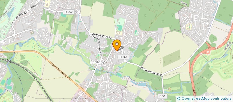 localisation de l'entreprise IMMO VIDEO INTERNATIONAL  SANTENY