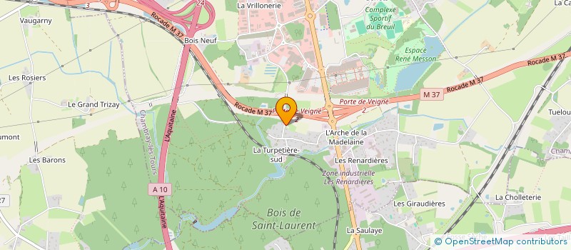 localisation de l'entreprise IMMO VIGNAUD  CHAMBRAY-LES-TOURS