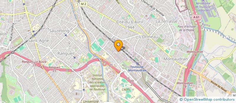 localisation de l'entreprise IMMO VIGUIE à TOULOUSE