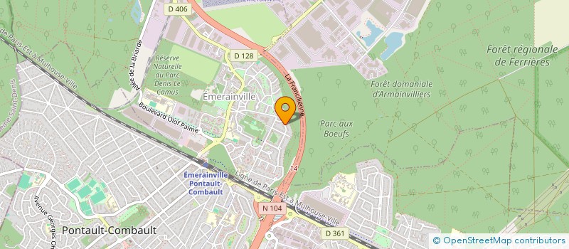 localisation de l'entreprise IMMO VILL 77  EMERAINVILLE