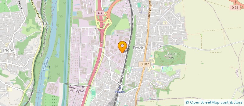 localisation de l'entreprise IMMO VILLEJUST  FEYZIN