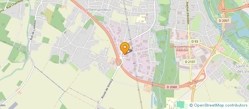 localisation de l'entreprise IMMO VILLEMANDEUR  VILLEMANDEUR