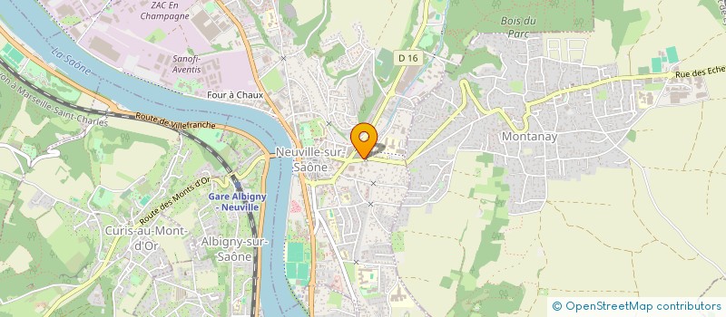 localisation de l'entreprise IMMO VIMY  NEUVILLE-SUR-SAONE