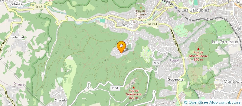 localisation de l'entreprise IMMO WEBSTORE 63  ROYAT