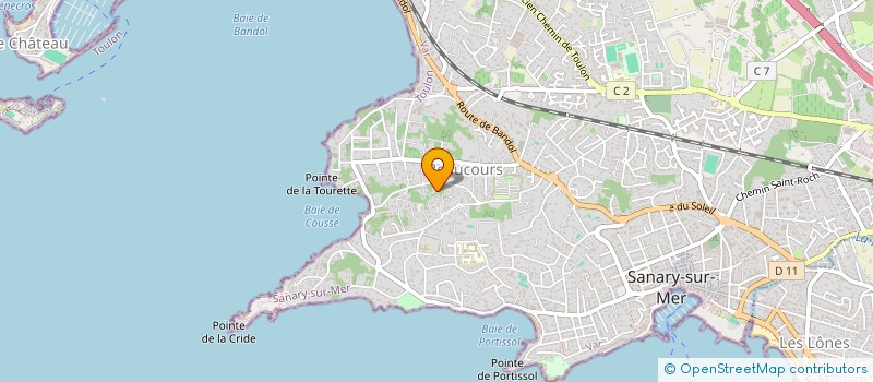 localisation de l'entreprise IMMO WEP  SANARY-SUR-MER