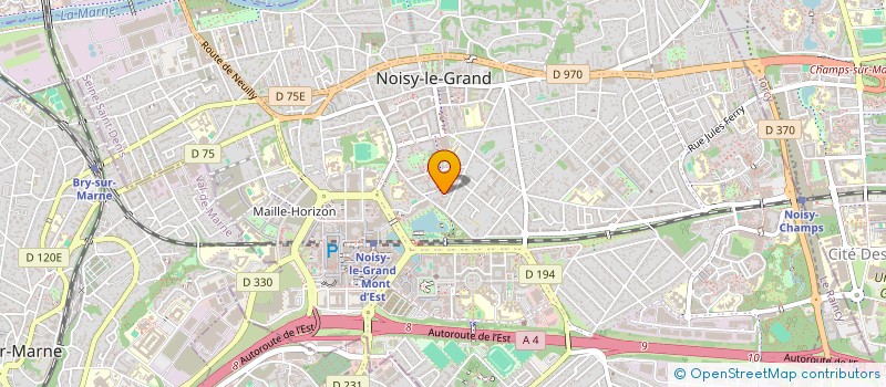 localisation de l'entreprise IMMO-WIN à NOISY-LE-GRAND