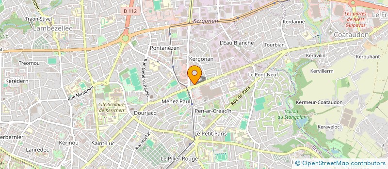 localisation de l'entreprise IMMO X.J  BREST