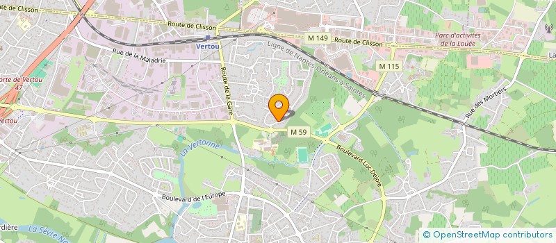 localisation de l'entreprise IMMO XDS  VERTOU