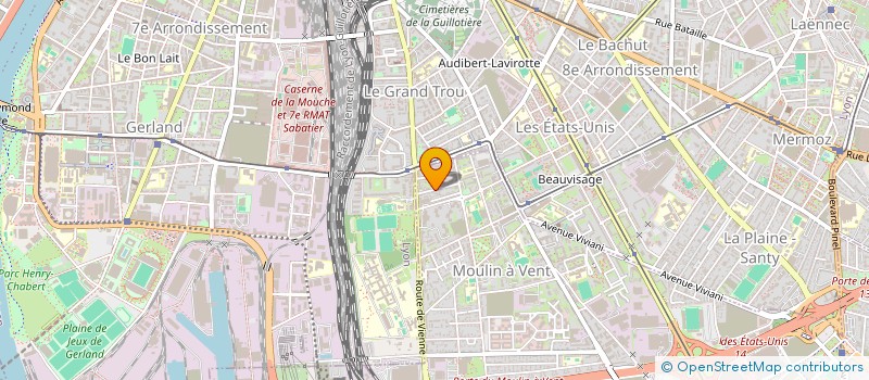 localisation de l'entreprise IMMO XV  VENISSIEUX