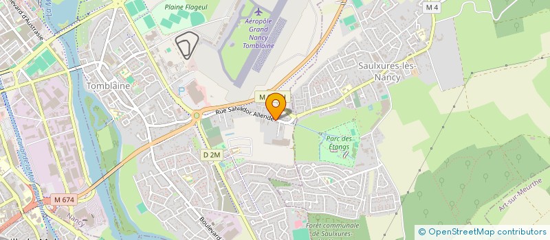 localisation de l'entreprise IMMO Y.D.  TOMBLAINE