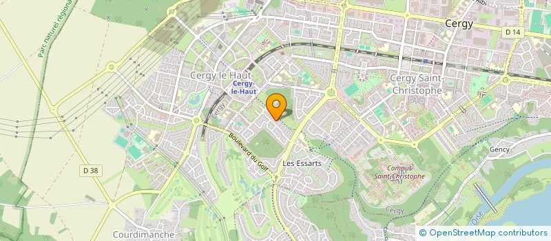 localisation de l'entreprise IMMO YEN  CERGY