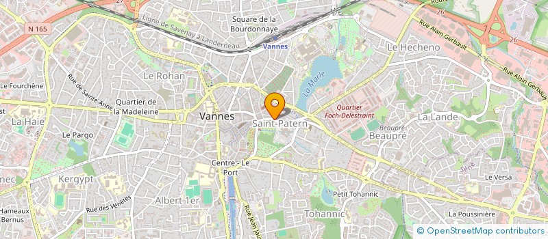 localisation de l'entreprise IMMO'ZEL à VANNES