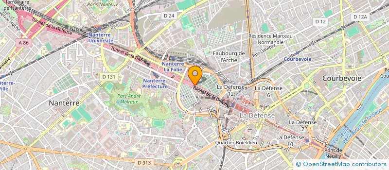 localisation de l'entreprise IMMO ZHOU  NANTERRE