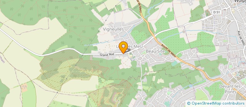 localisation de l'entreprise IMMO2F  LORRY-LES-METZ