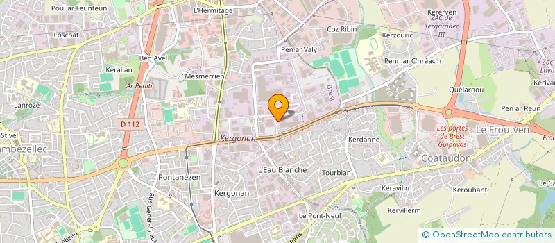 localisation de l'entreprise IMMO2LA  BREST