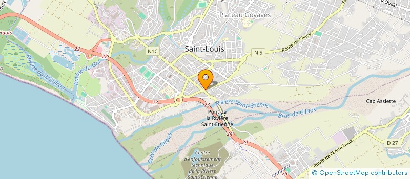 localisation de l'entreprise IMMO2R  SAINT-LOUIS