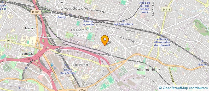 localisation de l'entreprise IMMO3MA  VILLEMOMBLE