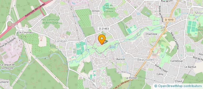 localisation de l'entreprise IMMO4C  GRADIGNAN