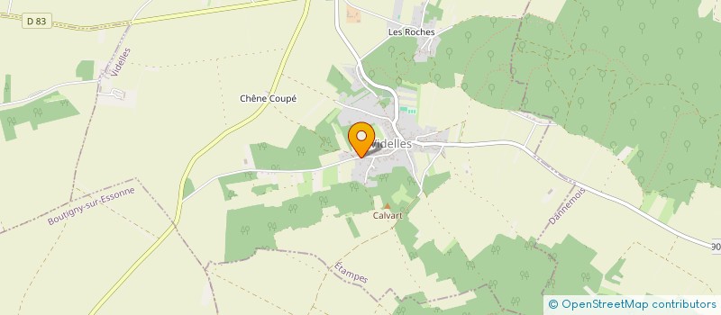 localisation de l'entreprise IMMO72  VIDELLES