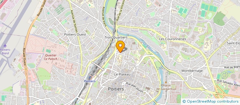 localisation de l'entreprise IMMOAK  POITIERS