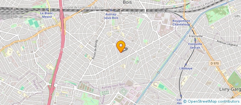 localisation de l'entreprise IMMOALEXDAR à AULNAY-SOUS-BOIS