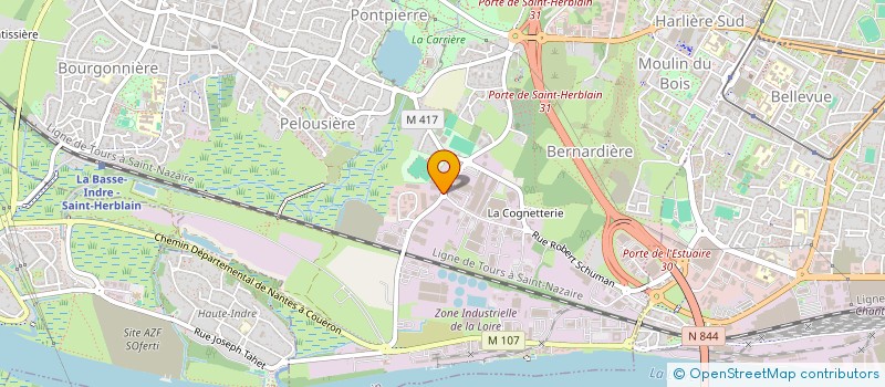 localisation de l'entreprise IMMOALLIANCE  SAINT-HERBLAIN