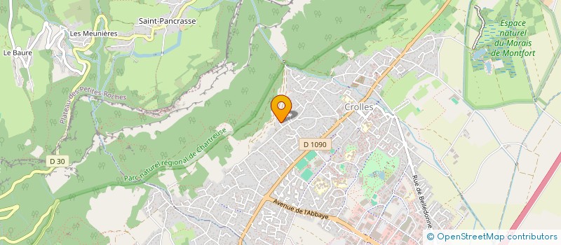 localisation de l'entreprise IMMOALPES  CROLLES