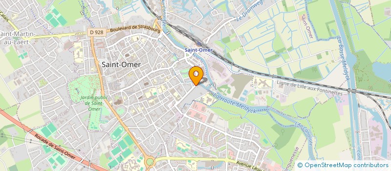 localisation de l'entreprise IMMOAMIENS  SAINT-OMER