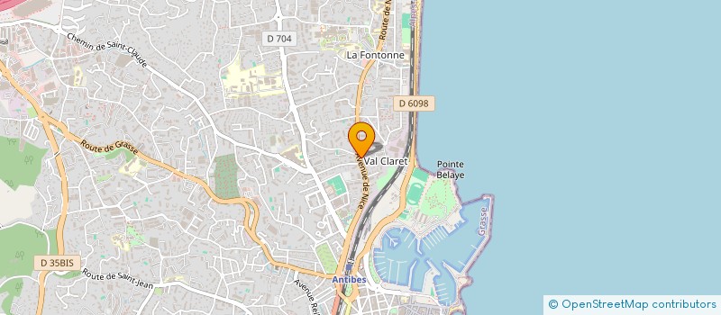 localisation de l'entreprise IMMOANTIBES.COM à ANTIBES
