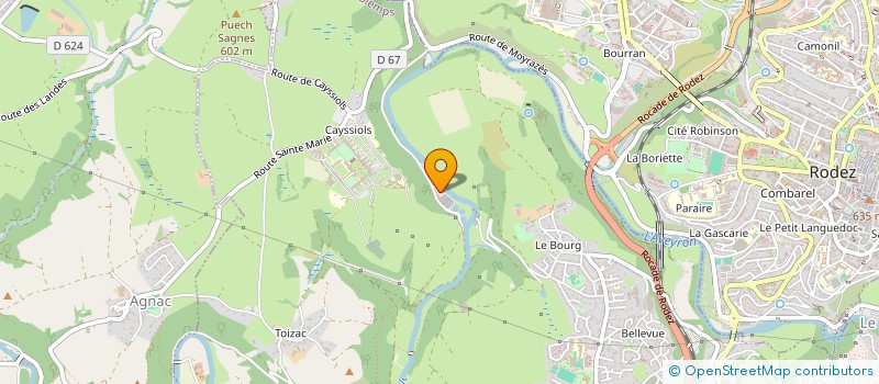 localisation de l'entreprise IMMOART  OLEMPS