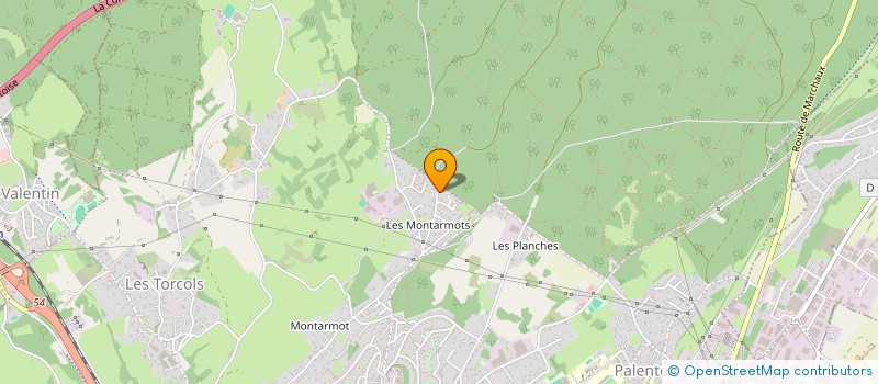 localisation de l'entreprise IMMOB à BESANCON