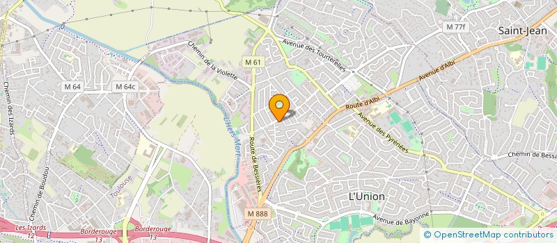 localisation de l'entreprise IMMOB à L'UNION