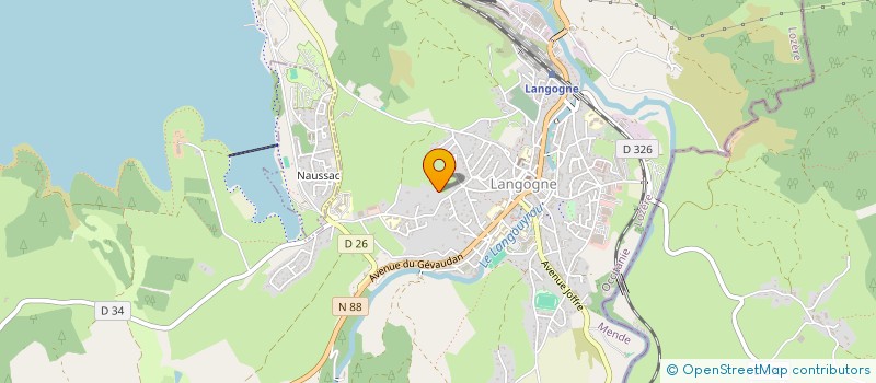 localisation de l'entreprise IMMOB  LANGOGNE