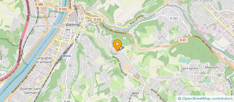 localisation de l'entreprise IMMOB FINANCE à VIENNE