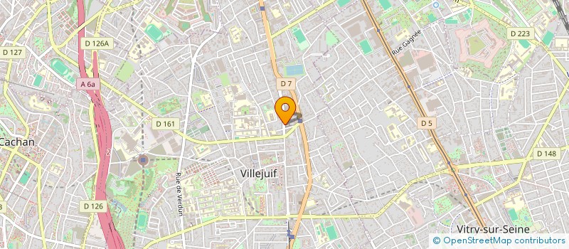localisation de l'entreprise IMMOB PARIS VAL DE MARNE à VILLEJUIF