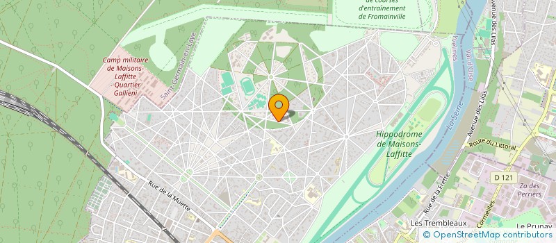 localisation de l'entreprise IMMOB2B à MAISONS-LAFFITTE