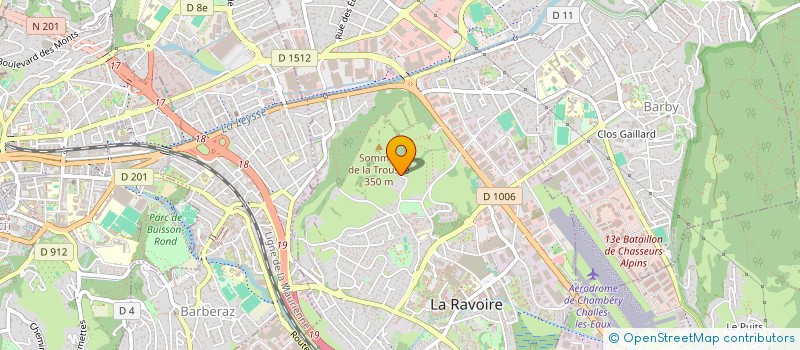 localisation de l'entreprise IMMOB5  LA RAVOIRE