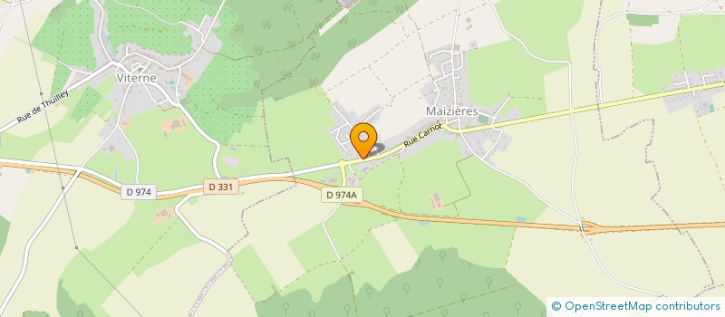 localisation de l'entreprise IMMOBAC à MAIZIERES