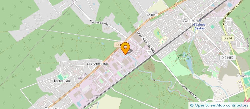 localisation de l'entreprise IMMOBALLU ARB1  CESTAS