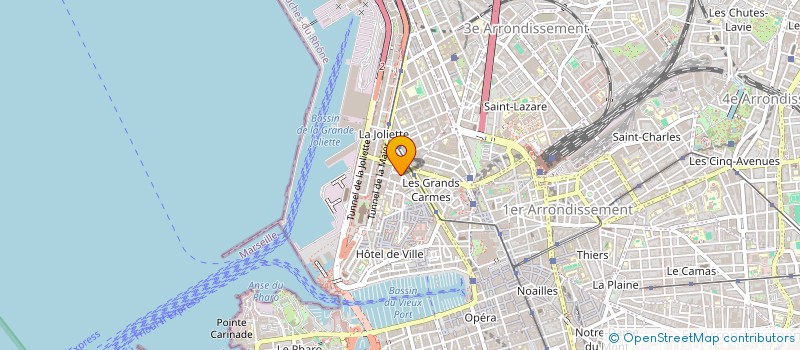 localisation de l'entreprise IMMOBAM à MARSEILLE